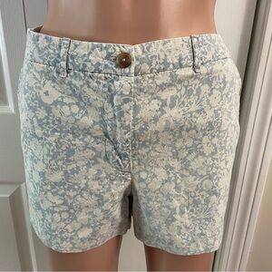 Kenar Blue and white floral shorts